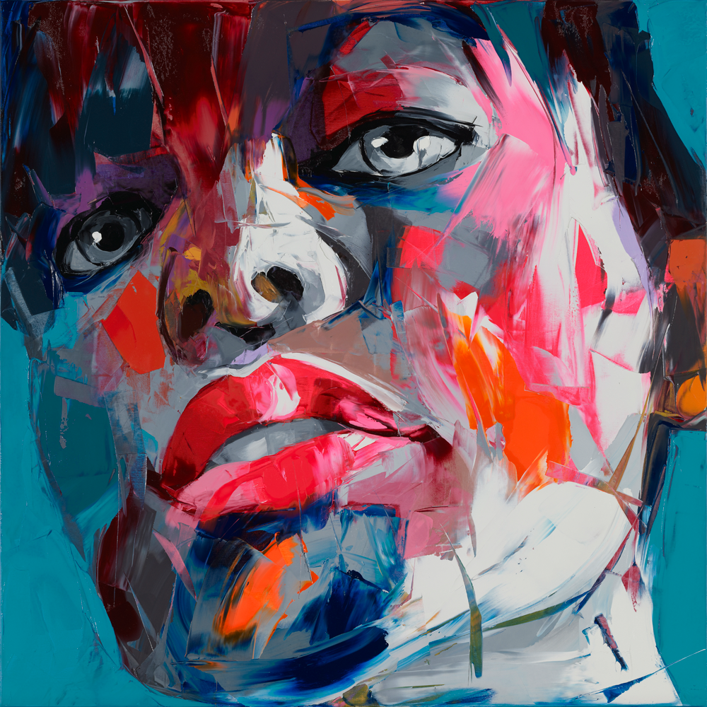 Francoise Nielly Portrait Palette Painting Expression Face048